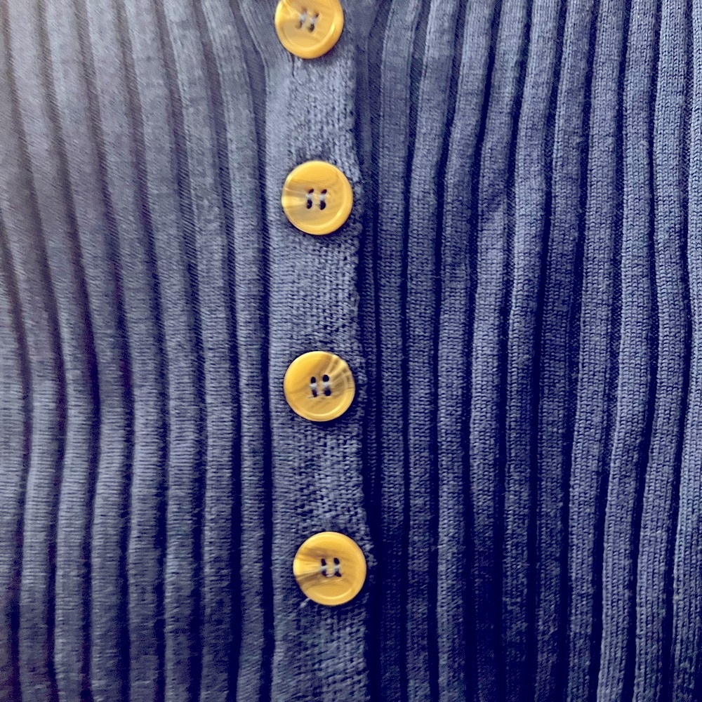 Forever 21 Navy Ribbed Cardigan - Picture 3 of 7